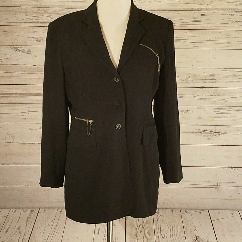Vintage Cache Black Career Blazer Jacket